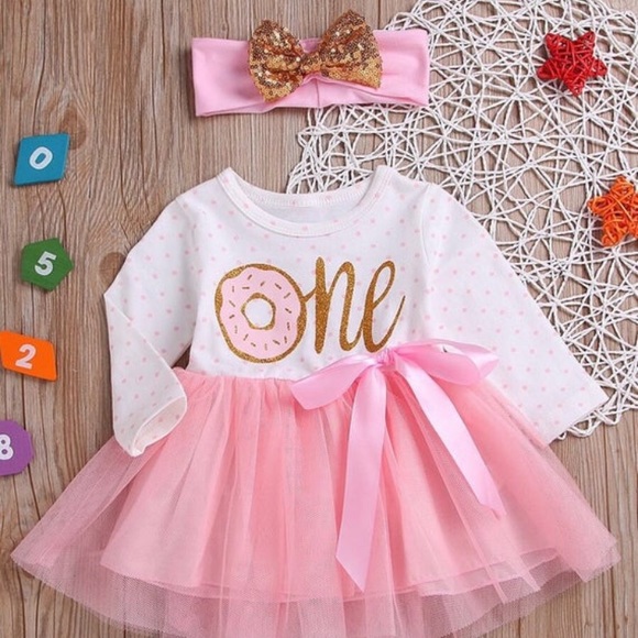 Other - Baby Girl Tulle Patchwork Bow Party Dress